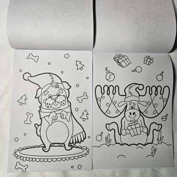 5 Christmas Coloring Books NEW - Picture 3 of 3